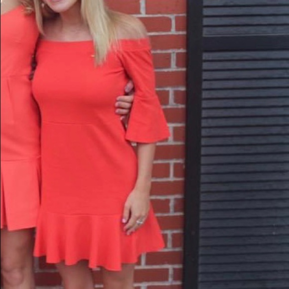 Free People Coral Knit Dress